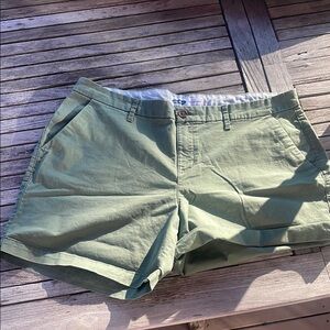 Old Navy Olive Everyday Shorts